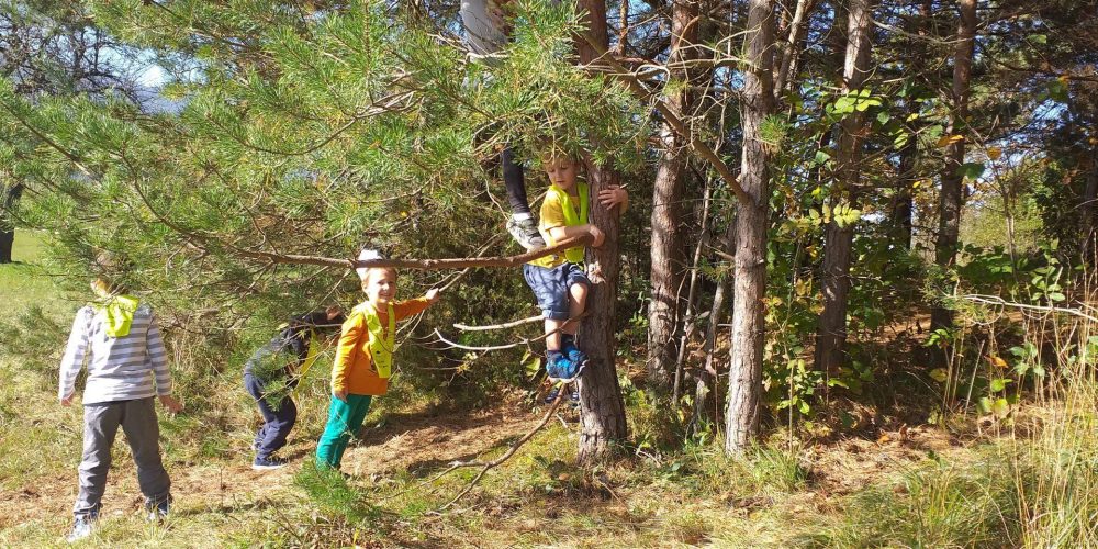 Vrtec na prostem v najstarejših oddelkih